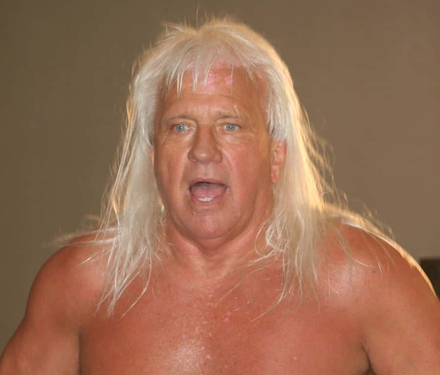 Blonde Wrestler Portrait Wallpaper