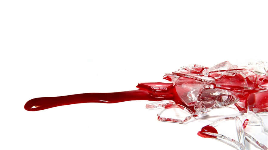 Blood Aesthetic Broken Glass Wallpaper
