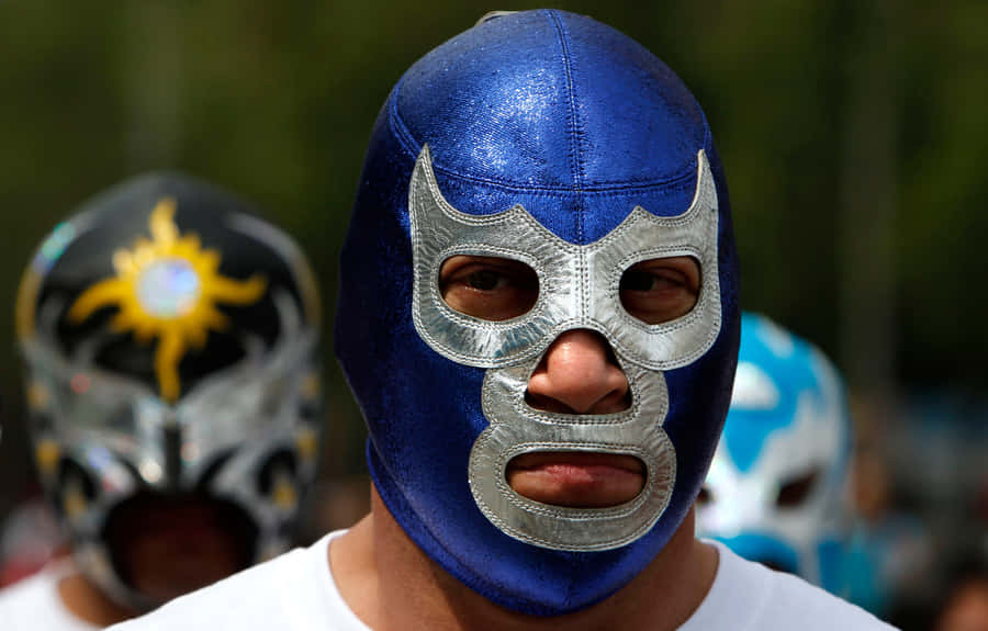 Blue Demon Blue Mask Wallpaper