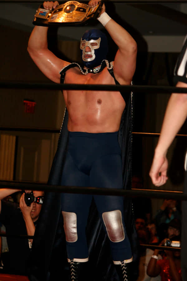 Blue Demon National Wrestling Alliance Champion Wallpaper