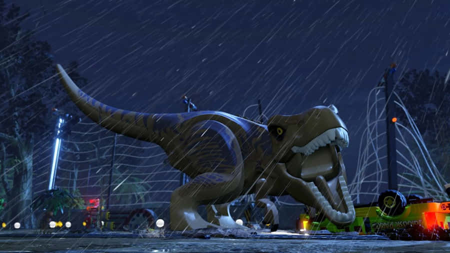 Blue Jurassic World 3d Toy Wallpaper