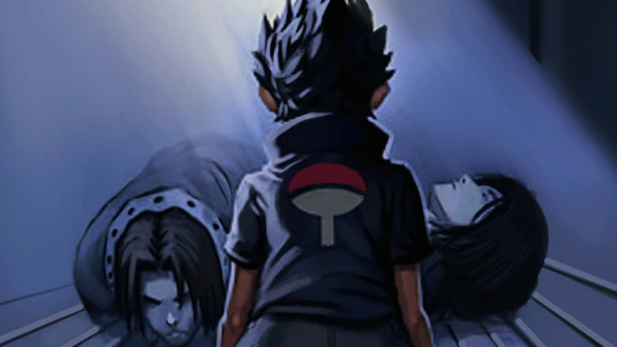 Blue Sasuke Outfit Wallpaper