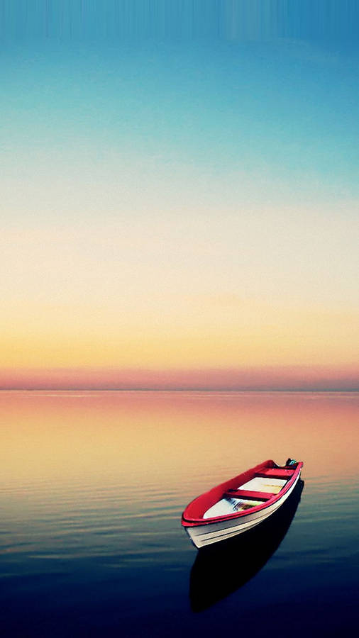 Boat Minimalist Poster Wallpaper