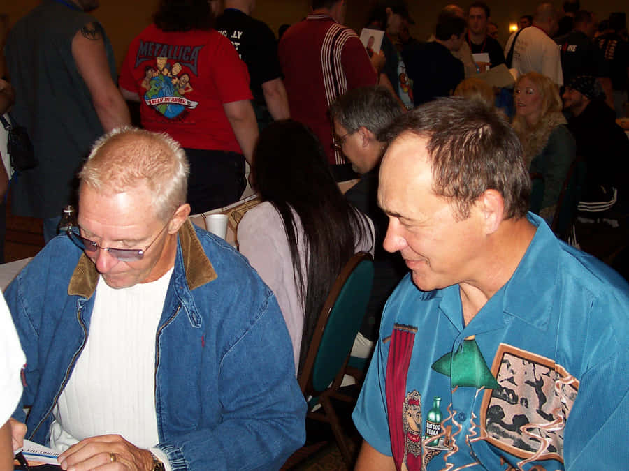 Bobby Heenan And Larry Zbyszko Wallpaper