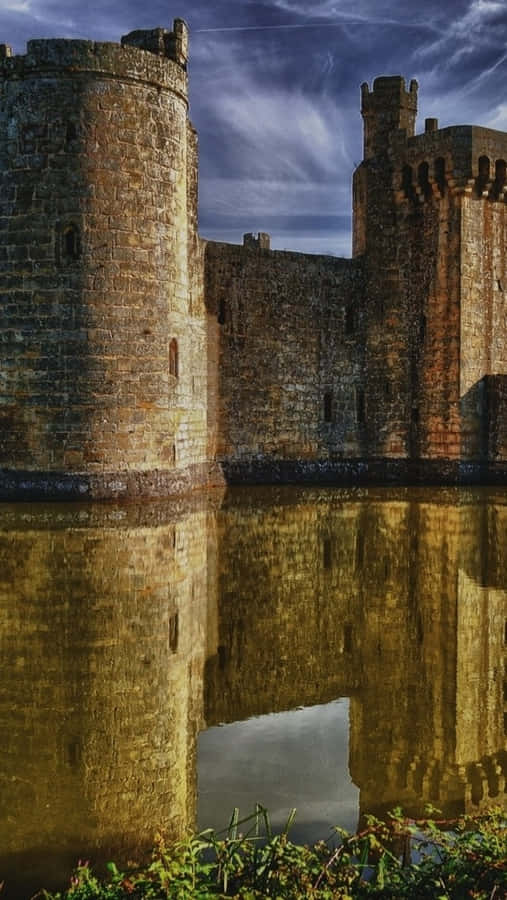 Bodiam Castle Reflections Wallpaper