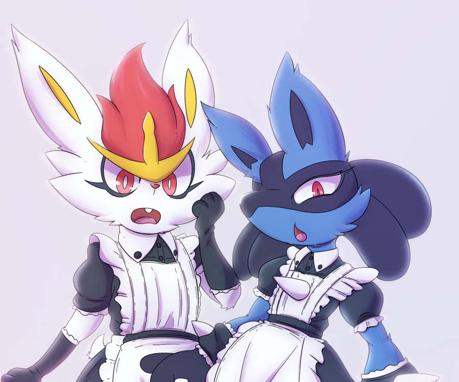 Braixen And Lucario Pokemon Pfp Wallpaper