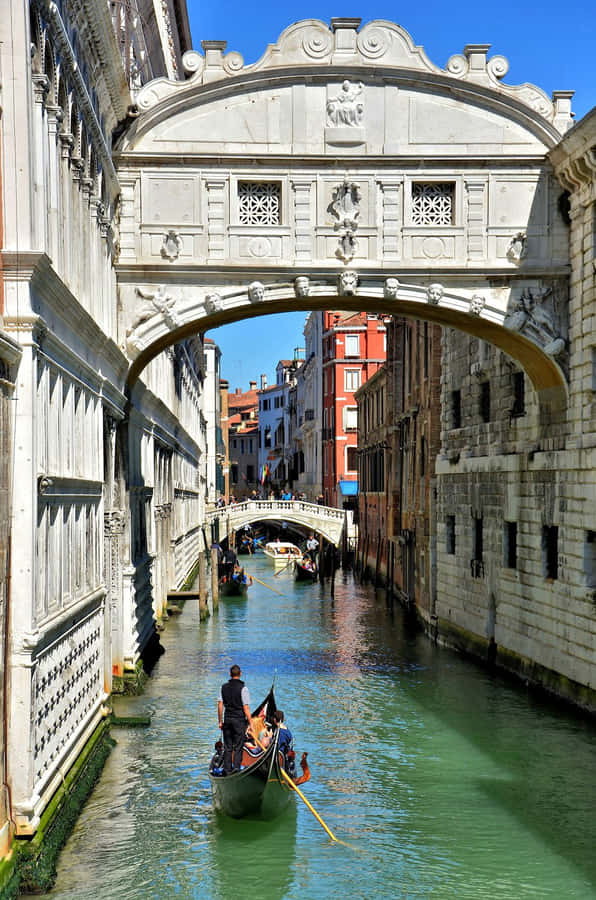 Bridge Of Sighs Ornate Limestone Wallpaper