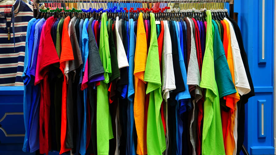 Bright And Colorful Clothes Wallpaper