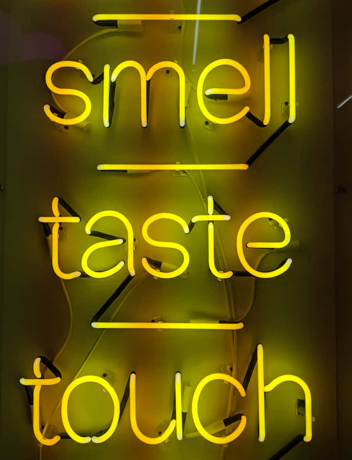 Bright And Effervescent Yellow Neon Light Wallpaper