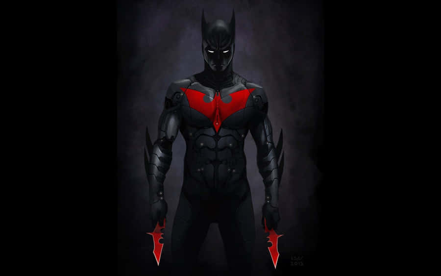 Bright Red Batman Logo Wallpaper