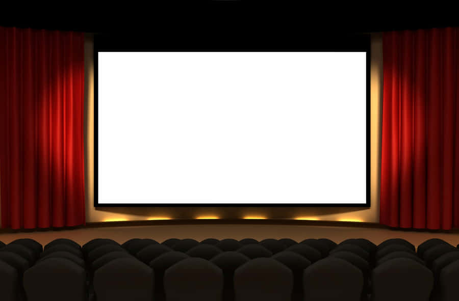 Bright Spotlight In Cinema Theater Wallpaper
