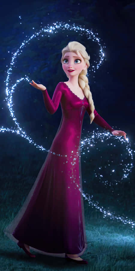 Brighten Up Your Day With Elsa Phone Wallpaper