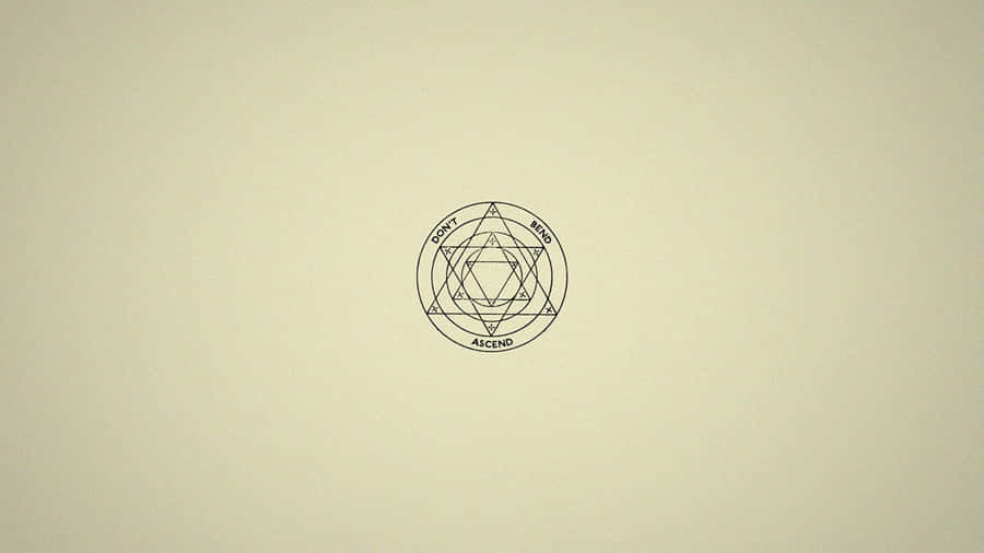 Brightly Colored Minimalist Design Wallpaper