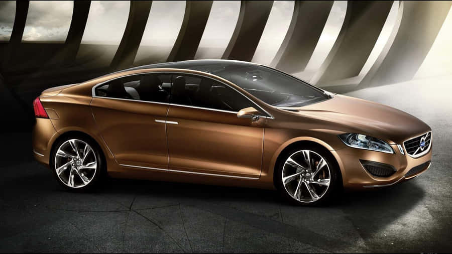 Brown Volvo Diamond Car Wallpaper