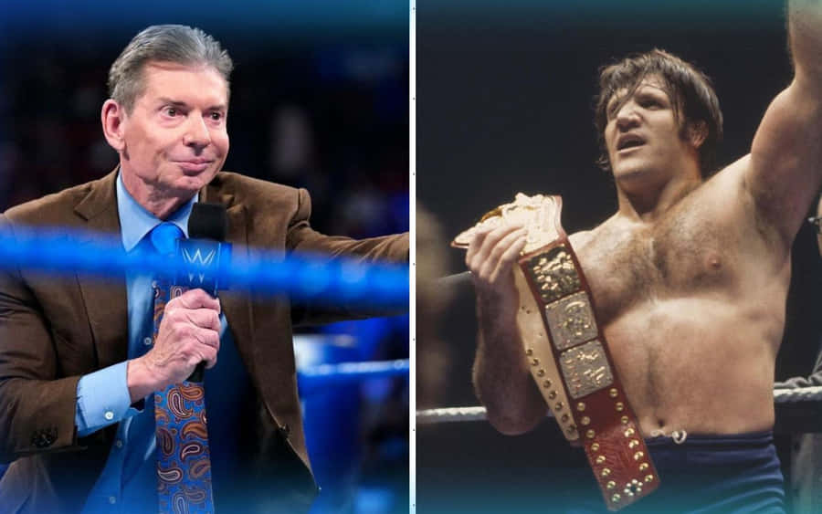 Bruno Sammartino And Vince Mcmahon Jr Wallpaper