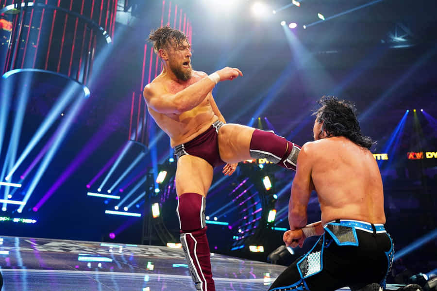 Bryan Danielson American Aew Wrestler Wallpaper