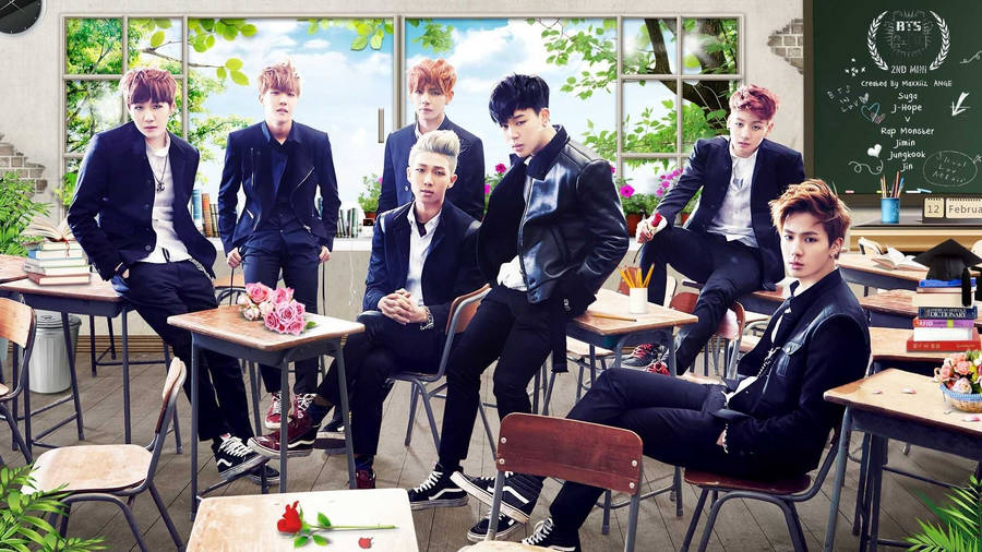 “bts - Growing Admiration For The Best Boyband” Wallpaper