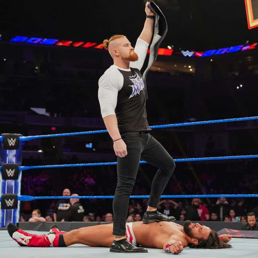 Buddy Murphy Vs. Tony Nese Wwe 205 Wallpaper