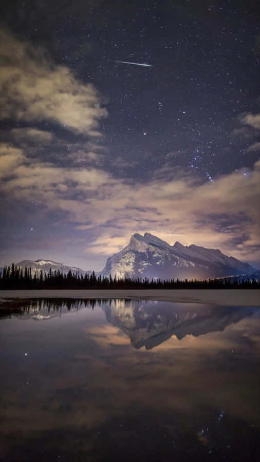 Calm Lake Reflecting The Sky Nature Android Hd Wallpaper