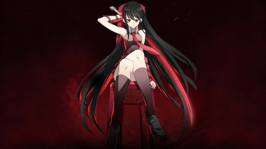 Caption: Akame Ga Kill: Intense Battle Scene In Stunning 4k Resolution Wallpaper