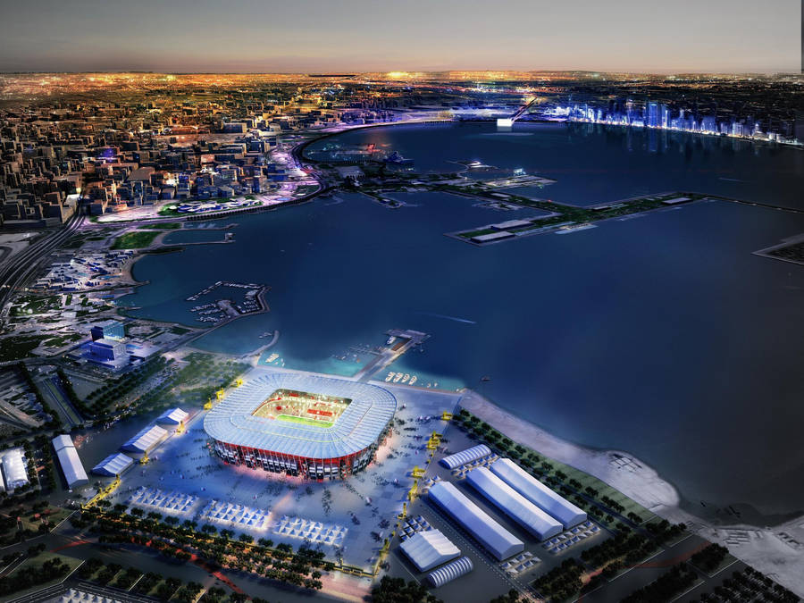 Caption: Excitement Builds For The 2022 Fifa World Cup In Qatar Wallpaper