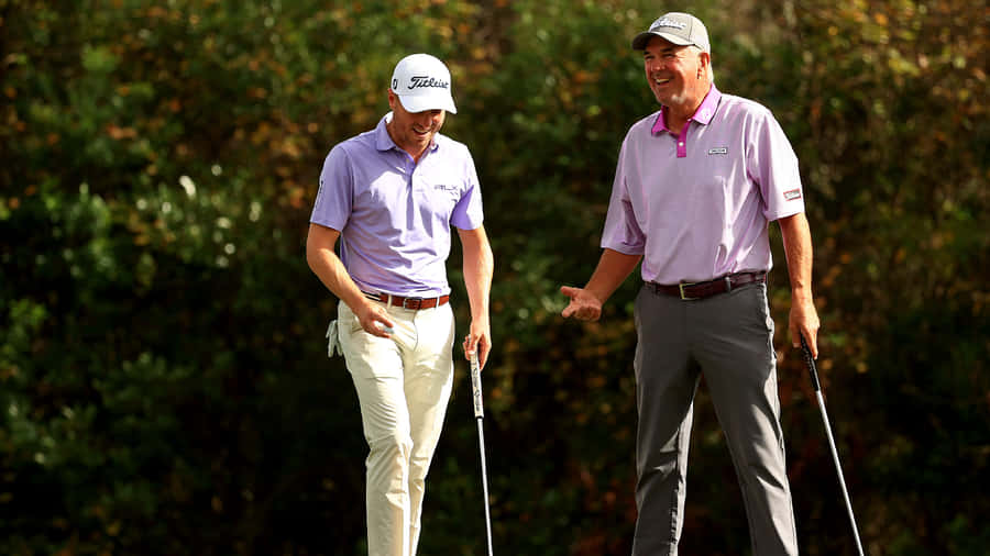 Caption: Harrison Frazar In Action On The Golf Course Wallpaper