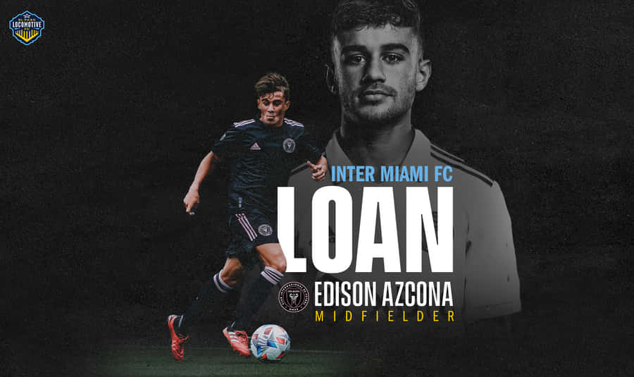 Caption: Inter Miami Fc Midfielder Edison Azcona In Action Wallpaper