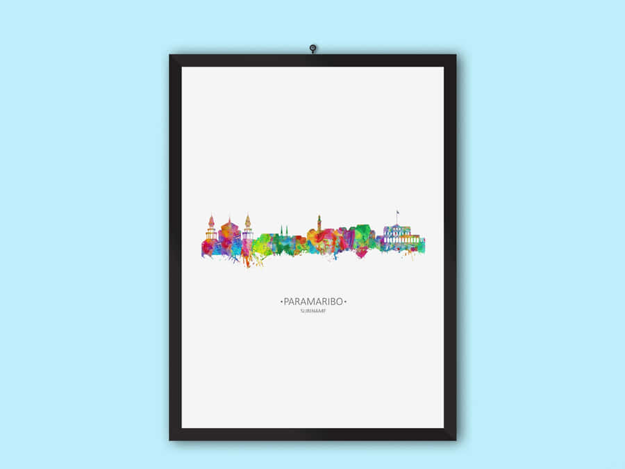 Caption: Scenic Sunset View Of Paramaribo, Suriname Wallpaper