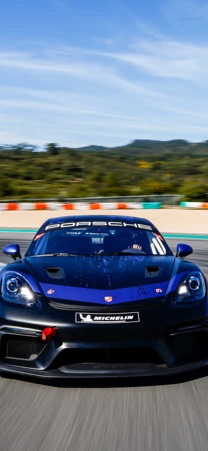 Caption: Sleek Porsche Iphone Wallpaper Wallpaper