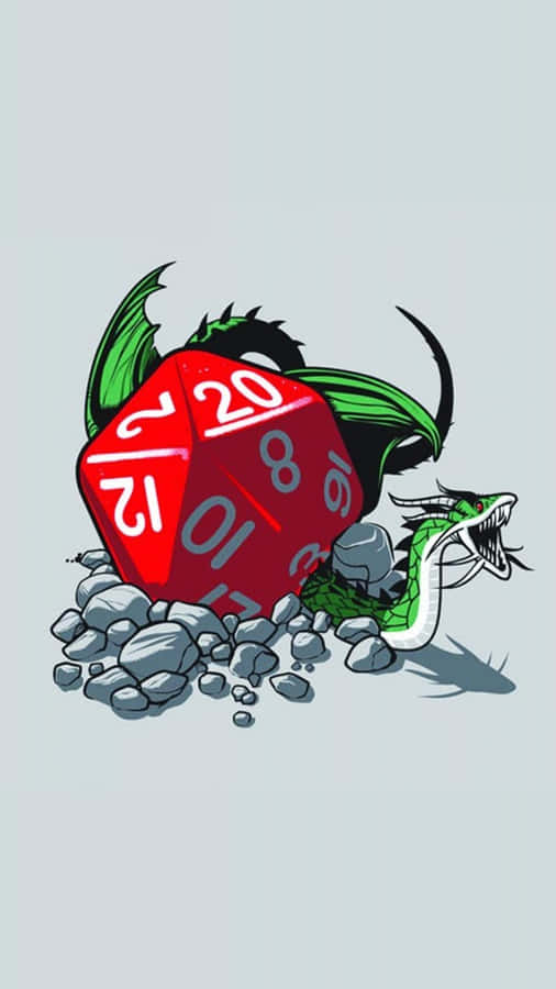 Captivating D20 Dice Wallpaper Wallpaper