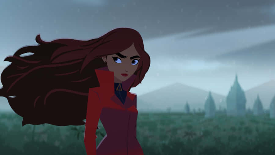 Carmen Sandiego Outsmarting Her Foes. Wallpaper