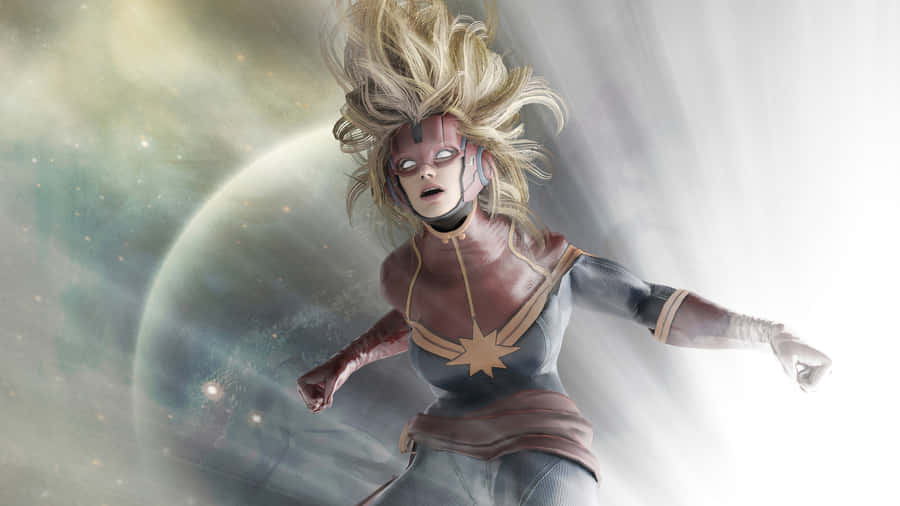 Carol Danvers Aka Captain Marvel Wallpaper