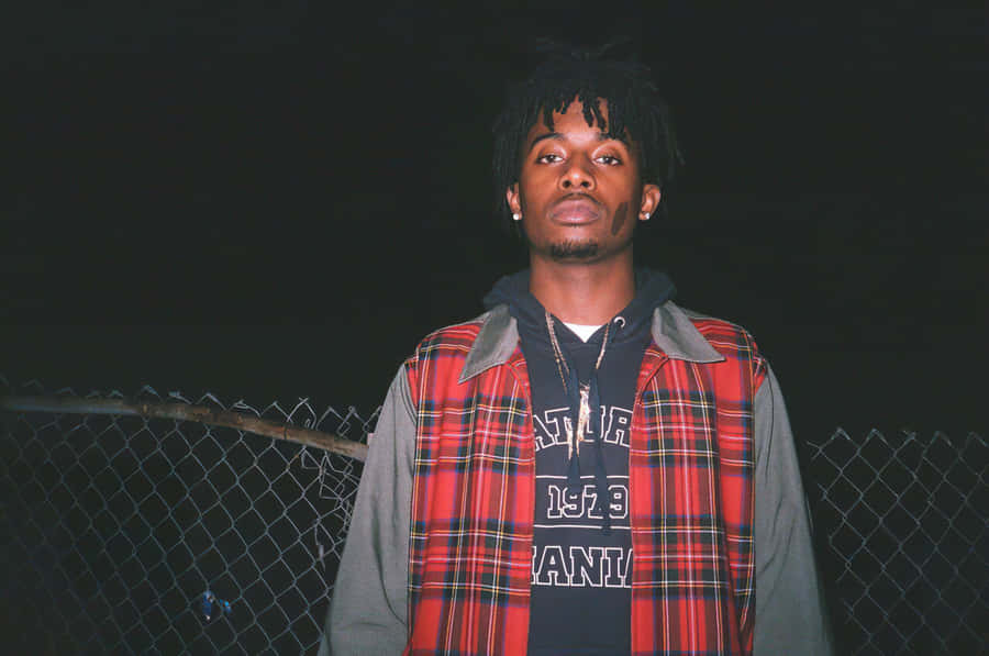 Carti Pfp With Plaid Jacket Wallpaper