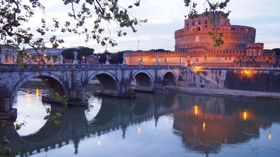 Castel Santangelo Bridge Wallpaper