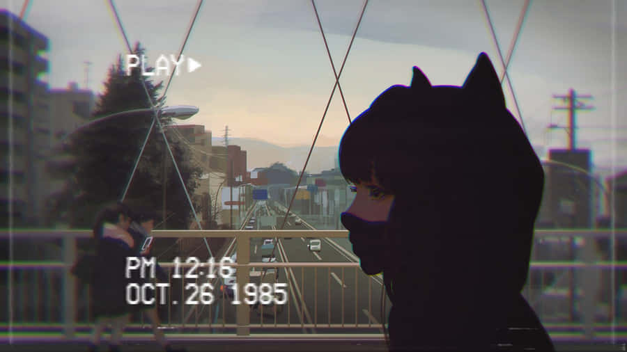 Cat Girl Depressed Pfp Wallpaper