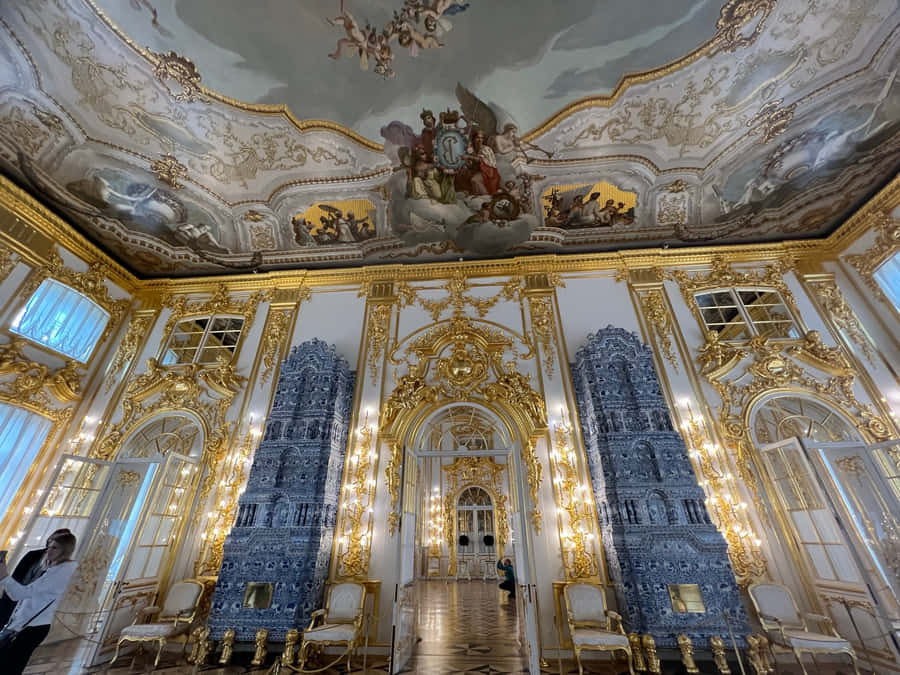 Catherine Palace Interiors Wallpaper