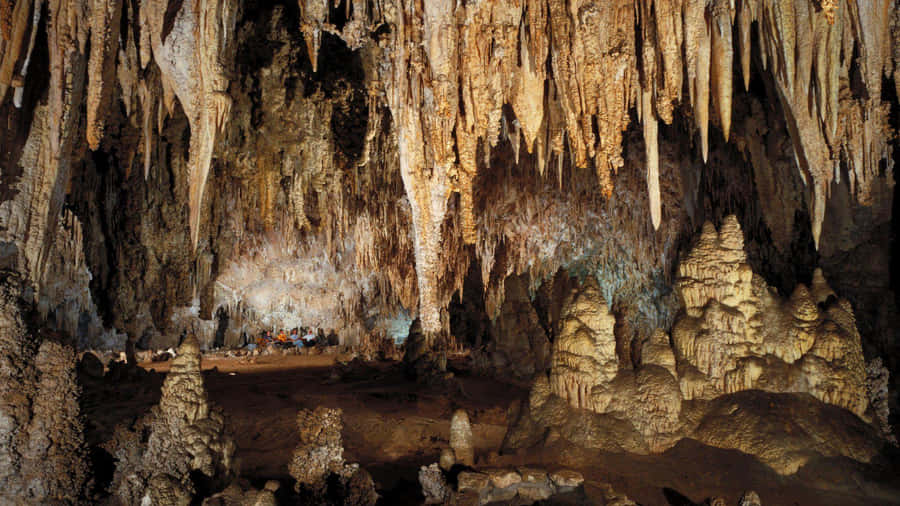 Cave Structures Carlsbad Caverns National Park Wallpaper