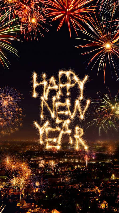 Celebrate A Fresh Start And Bright Future In The New Year. Wallpaper