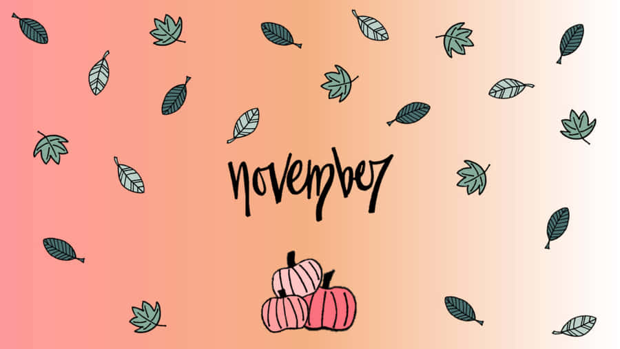 Celebrate Aesthetic November With A Refreshing Nature Scene Wallpaper
