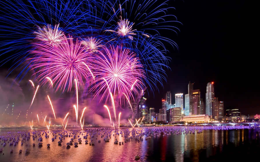 Celebrate The Start Of The New Year Wallpaper