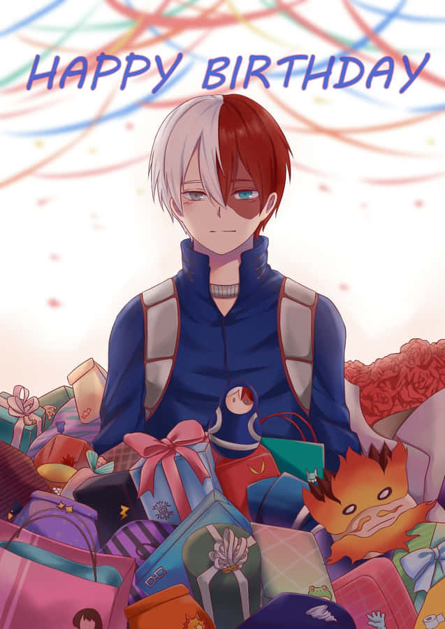 Celebrate Your Special Day With This Happy Birthday Anime Wallpaper! Wallpaper
