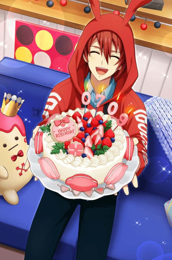 Celebrate Your Special Day With This Happy Birthday Anime Wallpaper! Wallpaper