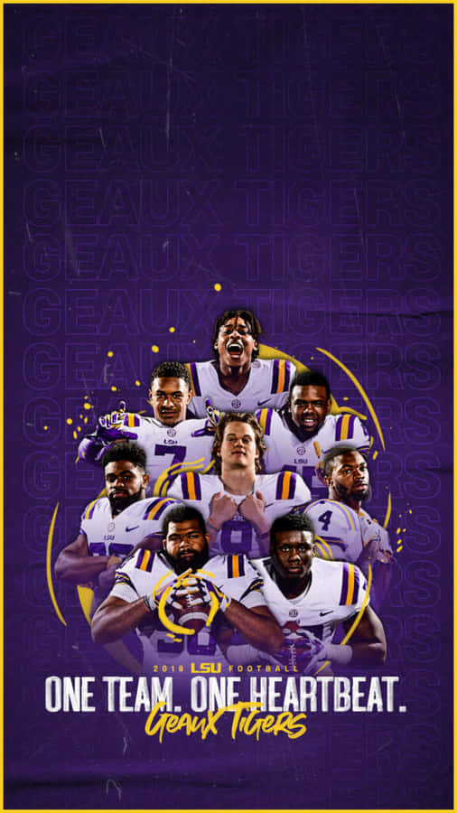 Cheer On The Lsu Tigers With Your Iphone! Wallpaper