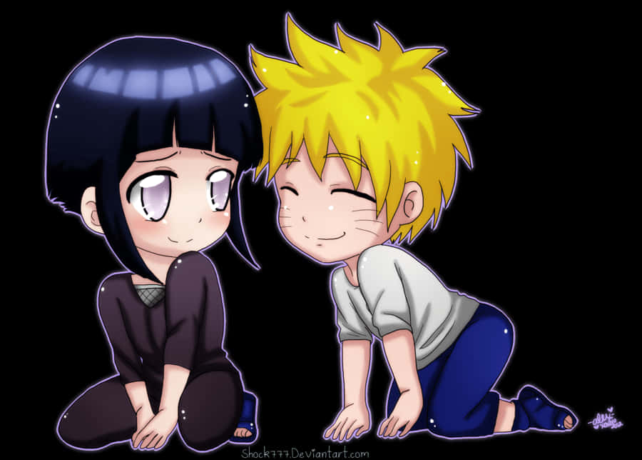 Chibi Naruto And His Friends Wallpaper