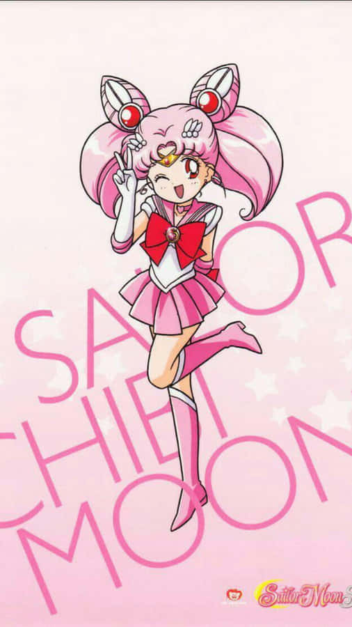 Chibiusa Rocking Her Magical Pink Maid Dress Wallpaper