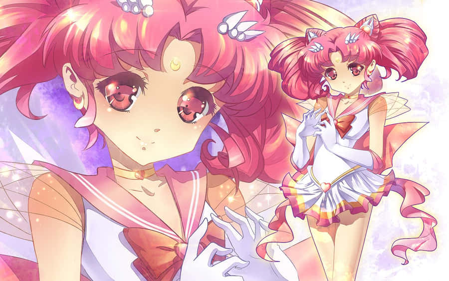 Chibiusa, The Sailor Soldier Of Love And Justice Wallpaper