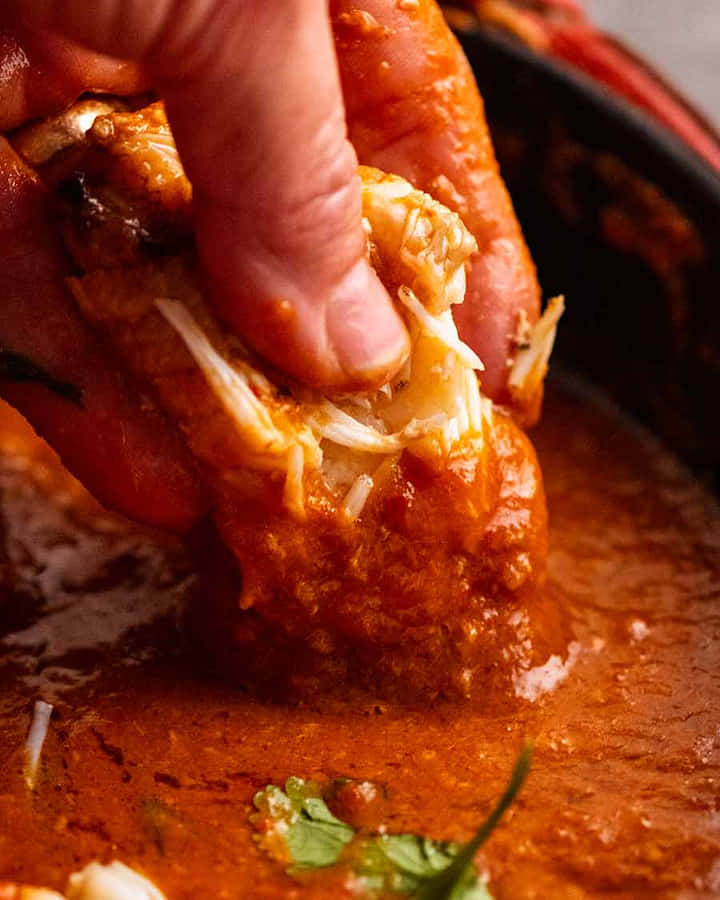 Chilli Crab Meat Dip Wallpaper