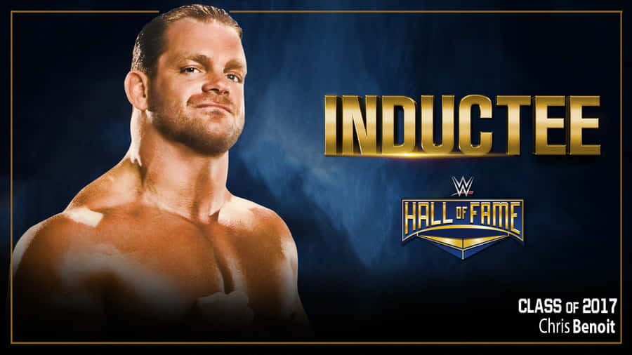 Chris Benoit Hall Of Fame Inductee Wallpaper