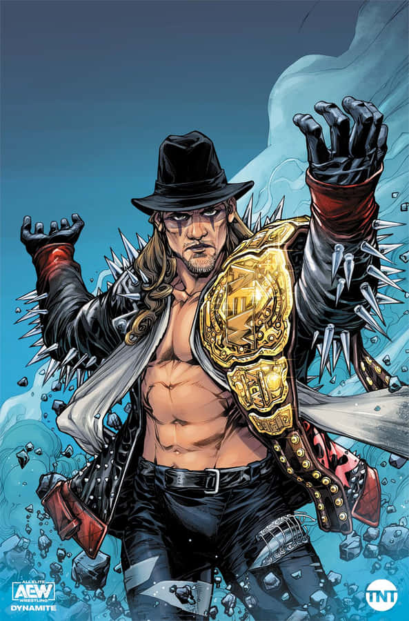 Chris Jericho Aew Dc Collab Wallpaper