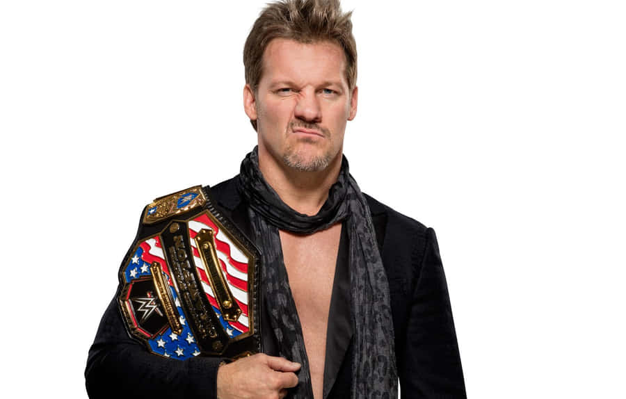 Chris Jericho Wwe Us Champion Wallpaper